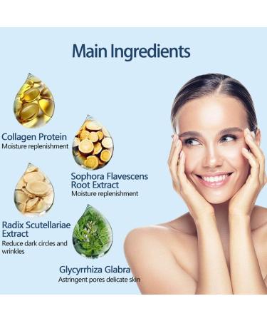 32 Pairs Lip Masks & Eye Masks | 24K Collagen Under Eye Patches for Dark Circles & Lip Care - Reduce Wrinkles & Nourish Skin - Buy Online on GoSupps.com