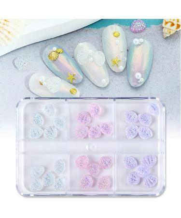 30 Resin Nail Art Decorations 3D Shells Ornaments For Jewelry DIY UV Gel Design Manicure Accessories Nail - Buy Online on GoSupps.com