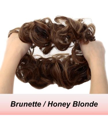 JJstar Messy Hair Bun Scrunchies for Women - Brunette/Honey Blonde - Buy Online on GoSupps.com