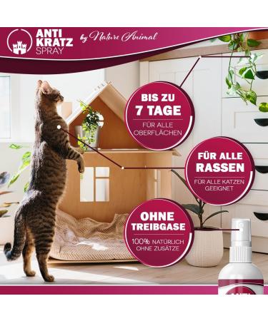 Nature Animal Anti Kratz Spray - Immediate Cat Defense Against Marking | Indoor & Outdoor Protection - Buy Online on GoSupps.com