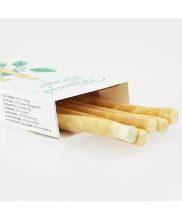 Blissany Siwak SWAK Miswak Toothbrush - Traditional Arabian Wooden Toothbrush for Natural White Teeth (5pcs) - Buy Online on GoSupps.com