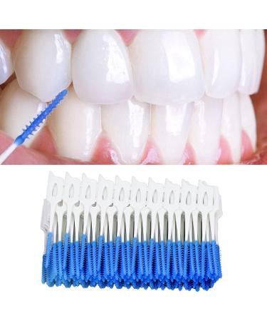Premium Tooth Cleaning Set - Dental Floss Toothpicks & Interdental Brushes for Gum Protection - 160 Pieces (Blue) - International Shipping Available - Buy Online on GoSupps.com