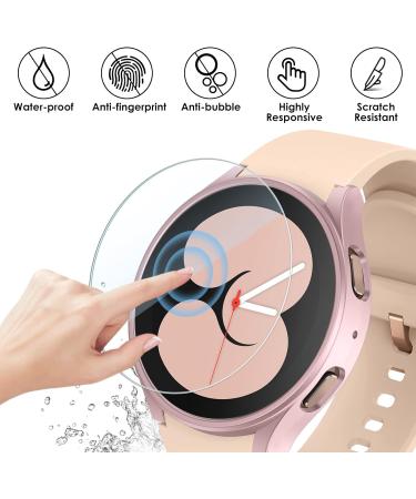 KIMILAR 5+5 Pack Galaxy Watch 5/4 Screen Protector Case 40mm - Anti-Fog Tempered Glass & PC Bumper for Samsung Galaxy Watch 5 40mm and Galaxy Watch 4 40mm - Black/Silver/Clear/Rose Gold/Pink - Buy Online on GoSupps.com