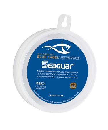 SEAGUAR Blue label Fluorocarbon fishing line the original fluoro leader incredible impact and abrasion resistance quickly falling double structure for strength and softness 60-pounds/50-yards - Buy Online on GoSupps.com