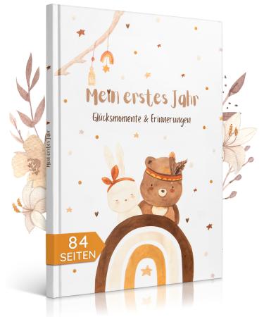 Eulentaler The baby diary (Boho) I by educators creative & well thought out I designed my first year I din a4 i baby album memory book to enter my 1st year - boho - Buy Online on GoSupps.com