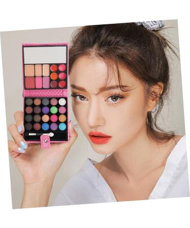 NOLITOY 1pcs 32 Eye Shadow Eyeshadow Matt Eyeshadow Pallet Eyeshadow Palette Pearlescent Shell 1 count (Pack of 1) Pink - Buy Online on GoSupps.com