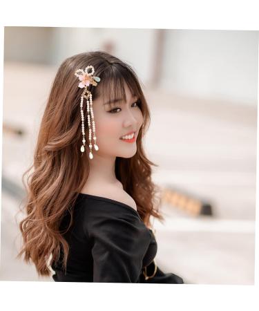 FRCOLOR 3 Pairs Comb Hanfu Hair Clip Kimono Flower Hair Clip Chinese Tassel Hair Clip Chinese Style Barrettes Flower Tassel Barrettes Kimono Hair Barrettes Flower Hair Barrettes Metal - Buy Online on GoSupps.com