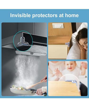 8 Pack Corner Protector Baby Proof Xuenair Clear Corner Protectors for Furniture Silicone Rubber Corner Guards for Furniture Glass Table Cabinet Counter T-shape-8pcs - Buy Online on GoSupps.com