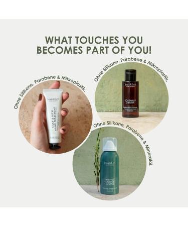 Jean & Len Travel Set Rosemary & Ginger | Vegan Body & Mind Gift | FSC Certified Packaging | Ideal Souvenir - Buy Online on GoSupps.com