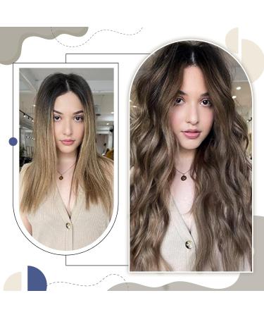 Buy Laavoo Ombre Brown Real Hair Extensions - Tape-In Balayage #4/18/4 45cm 50g 20pcs - Invisible Remy Hair Extensions - Buy Online on GoSupps.com