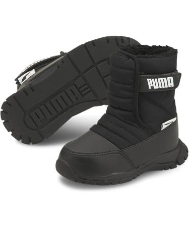 PUMA Unisex Baby Nieve Boot WTR Ac Inf Sneaker - 8.5 UK Child - Black/White - Buy Online on GoSupps.com