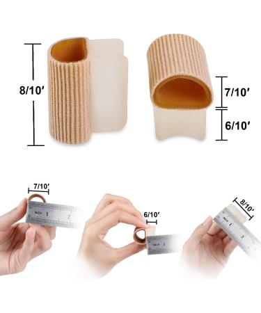 Povihome 6 Pack Gel Toe Separator Set for Bunion Corrector and Pain Relief - Soft Silicone Spacers for Overlapping Toes and Hallux Alignment - Buy Online on GoSupps.com