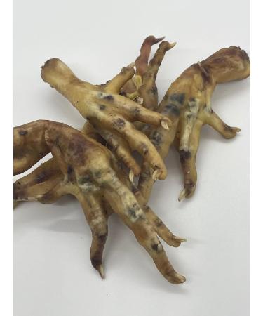 Bullsters Dog Treats Bones Chews All Natural 1 Ingredient with No Additives No Preservatives Steroid Free for Small Medium Dogs Chicken Feet Pack of 6 - Buy Online on GoSupps.com