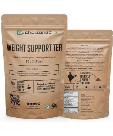 CHAIZONED Oolong Tea Loose Leaf for Weight Loss - 50g (1.7oz) Oolong Weight Support Tea - Buy Online on GoSupps.com