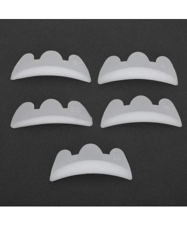 5 Pairs Silicone Eyelash Perm Pads - Beauty Tool Set for Curling & Lifting | International Shipping - Buy Online on GoSupps.com