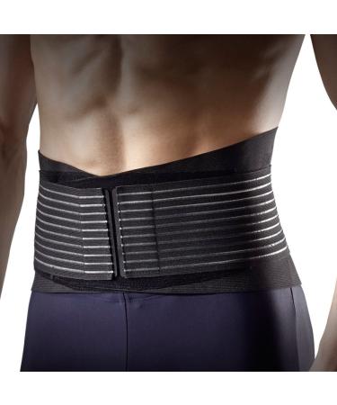 LP Support 919 -km back bandage with stabilization rods - relief and stabilization of the lumbar vertebra size: XXL color: black XXL black