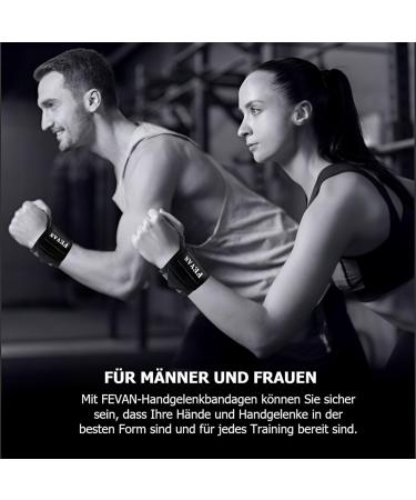 FEVAN PACK 2 Adjustable Fitness Bracelets - Unisex Wrist Tendinitis & Carpal Tunnel Support - Black CrossFit Bracelets for Pain Relief - Buy Online on GoSupps.com