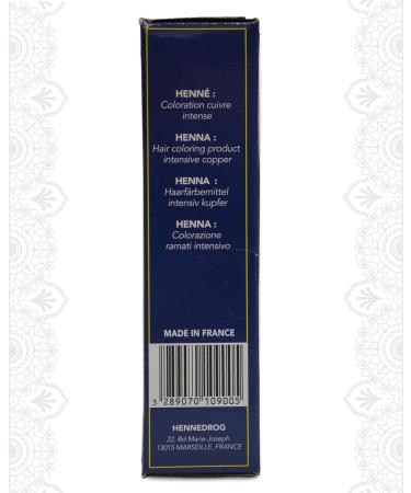 Pellear Henna Main de Fatima 270g - Natural Henna Hair Dye | Pure Copper Color - 3x90g Intensive Henna Powder for Vibrant Hair - Buy Online on GoSupps.com