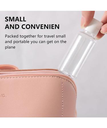 ZCYKJ 20 Sets 30ml Plastic Bottles Empty Travel Bottles Clear Refillable Plastic Travel Bottles for Liquids Flip Cap Bottles with 4 Pcs Small Funnel and 4 pcs Labels for Travel or Cosmetic - Buy Online on GoSupps.com