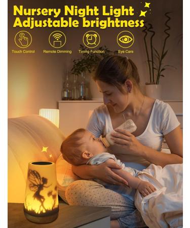 Fairy Night Light with Remote - Bedroom Touch Control, Timer, Rechargeable (16 Colors) - Buy Online on GoSupps.com