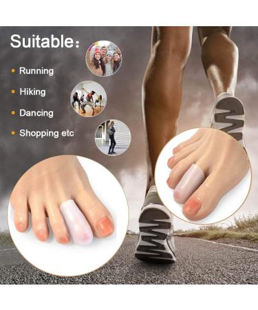 Gel Toe Protector Caps - 10 Pcs, Prevent Blister, Callus & Corn - White - Buy Online on GoSupps.com