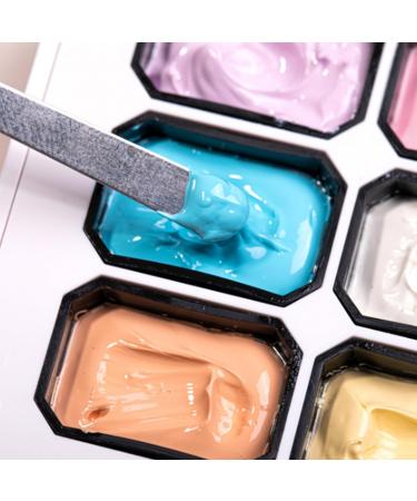 Paint Gel - Vibrant Color Gel - 9 Color Palette for Manicure Decoration Drawing Modeling Sculpting Women and Girls - Buy Online on GoSupps.com