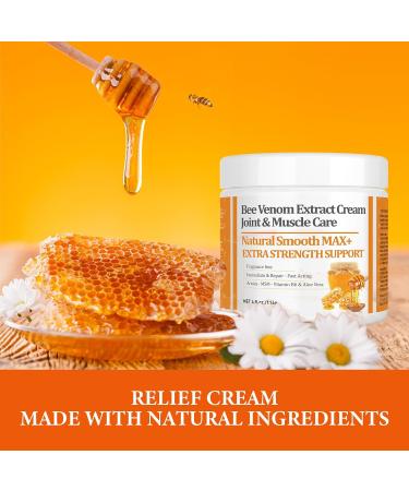 Beeswax Joint Muscle Bone Cream - Fast Pain Relief for Back Neck & Joints | Arnica & Vitamin | 2 Oz - Buy Online on GoSupps.com