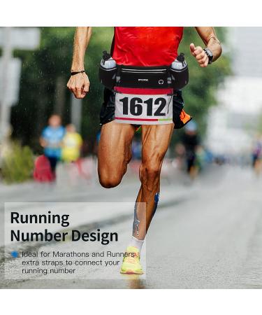 YFK Upgraded Running Belt with Water Bottles - Hydration Belt for Men and Women - Black Fanny Pack for Running, Hiking, Climbing - Fits 6.5 Phones - Buy Online on GoSupps.com