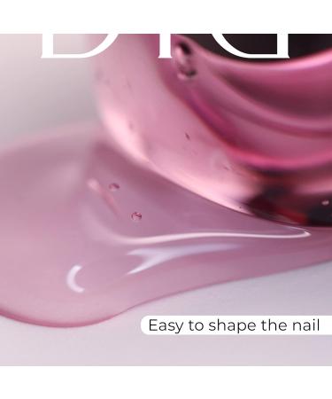 Didier Lab - Premium Pink Glass Solid Builder Gel for Nails - Hard Gel Builder for Extension - Nail Strengthener - LED UV Builder Gel for Nails - Split Nail Repair - Nail Hardener Gel - 50 ml 50 ml (Pack of 1) Pink Glass - Buy Online on GoSupps.com