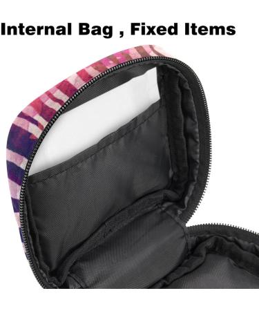 Autumn-Themed Storage Bags for Women's Bandages & Menstrual Cups | Large Zipper Pocket for Tampons & Period Inserts - Pink Multi-Color - Buy Online on GoSupps.com