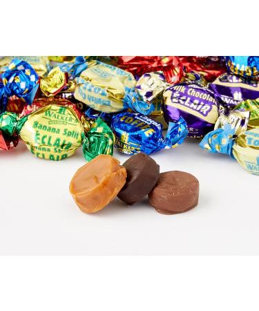 Walkers Assorted Toffees and Chocolate Eclairs 1 kg Delicious Tasty And Twisty Treat Gift Hamper For Birthday Christmas Sold By Kidzbuzz
