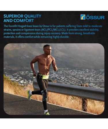  ssur Form Fit Knee Hinged Wrap - Advanced Pain Relief & Injury Recovery - Maximum Stability & Comfort (Large - Buy Online on GoSupps.com
