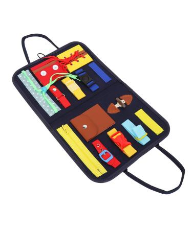 Busy Board Keep Body Mind Restore Daily Life Skills Children Intellectual Development Sensory Board Cloth for Autism for Memory Loss