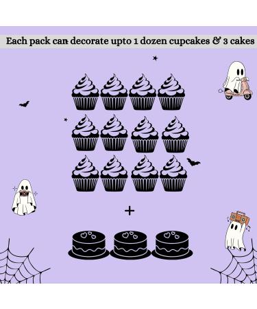 Confect Mix White Orange & Black Pearl Sprinkles & Jimmies | Witch Hat & Pumpkin Sprinkles | Spooky Sprinkles | Halloween Sprinkles | Pumpkin Witchery Sprinkles - 50 gms HLWN BOX-11 - Buy Online on GoSupps.com