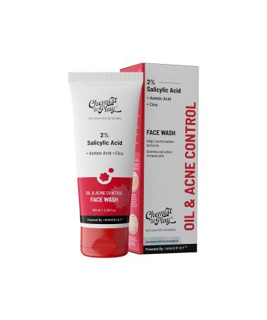 2% Salicylic Acid Face Wash for Oily Skin | Niacinamide Anti-Acne Cleanser | Sulphate Free | Men & Women | 3.5 fl oz - Buy Online on GoSupps.com