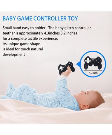 Remote Game Control Teething Toy for Babies 0-12 Months | Silicone Game Controller Teether for Gamer Parents | Baby's First Valentines Day Gift - Buy Online on GoSupps.com