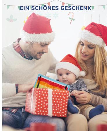 Dcsioike Baby Toys for 0-9 Months | Montessori Fabric Books with Mirror | Foldable Hanging Gifts for Newborn Girls - Buy Online on GoSupps.com