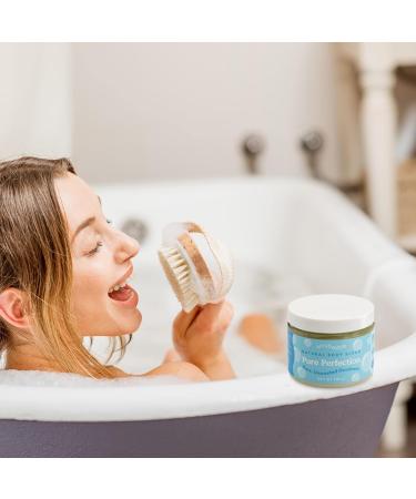Scrubadub 10oz Lavender Eucalyptus Body Scrub | Exfoliating Scrub with 5 Natural Ingredients | Made in USA | Sea Salt Scrub for Face, Hands, Feet | Smooth Serenity - Buy Online on GoSupps.com