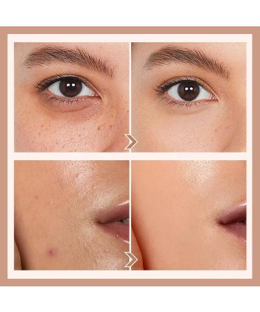 2 Colors Full Cover Concealer Makeup Kit with Brush | 3-in-1 Corrector Set for Dark Spots, Blemishes, Under Eye Circles | Waterproof & Long Lasting | 2pcs*15g/0.53oz - Buy Online on GoSupps.com