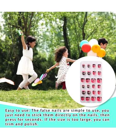 dijiusidy 1 Set Christmas Nail Wraps Cartoons Style Decor Adorable False Fingernails Children Removable Art Decals DIY Manicure PNT-16-11 - Buy Online on GoSupps.com