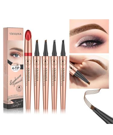 3PCS Brown 4D Silk Fiber Mascara Set - Waterproof, No Clumping, Long-Lasting - 2 in 1 Mascara, Eyeliner & Eyebrow Pencil for Natural-Looking Thickening Effect - All Day Stay - Buy Online on GoSupps.com