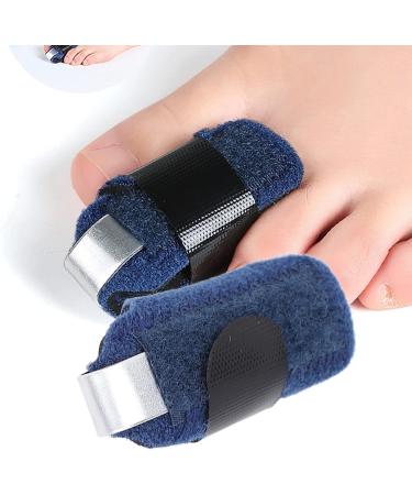 Toe Stabilizer Support Splint for Broken Toes | Foot Sprain & Dislocation Relief | Arthritis Joint Immobilization (Right - Buy Online on GoSupps.com