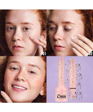 Faux Freckle Stamp Waterproof Facial Peeling Makeup Quick Dry Cosmetics Natural Look Finish Long Lasting Beach Travel 15g Brown 1 Piece 30 DEEP - Buy Online on GoSupps.com