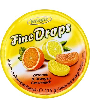 Woogie Fine Drops Hard Candy Tin - Assorted Candy Pack - Lemon & Orange Raspberry and Cherry Flavours - Pack of 3 Fruit Candy Tin Cans (550 gr) - Buy Online on GoSupps.com