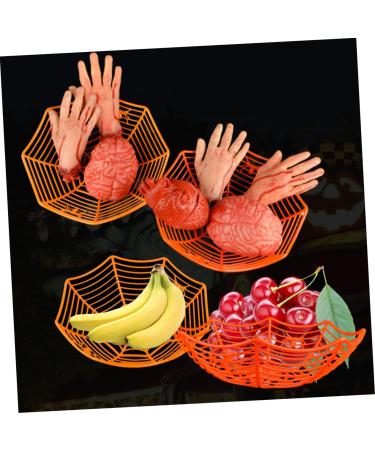 MAGICLULU 3pcs Home Decor Spider Decoration Fruit Basket Bowl Fruits Basket Candy Basket Halloween Decorations - Buy Online on GoSupps.com