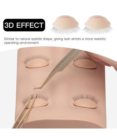 Pretty Memory 2 Pairs Replacement Eyelids for Lash Mannequin Head - Removable Realistic Eyelids with Eyelashes for Makeup Practice and Extensions - 4 Count - Buy Online on GoSupps.com