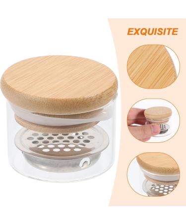 FOMIYES Manicure Nail Dish Cup Nail Liquid Holder Glass Nail Dish Cup Nail Dappen Dish with Lid and Stainless Steel Mesh Manicure Tools - Buy Online on GoSupps.com