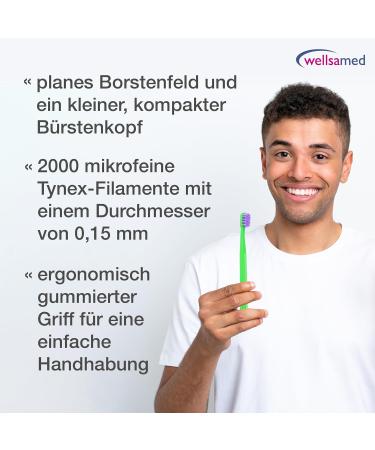 Wellsamed Value Pack: 12 Supersoft Manual Toothbrushes for Sensitive Teeth - Buy Internationally - Buy Online on GoSupps.com