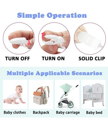 Flow Fire Silicone Dummy Clip - 2Pcs Baby Dummy Clips for Boys and Girls | Fits All Soothers and Dummies - Blue - Buy Online on GoSupps.com