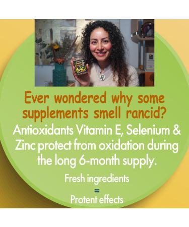 Maca Root 4000mg with Ginkgo Biloba & Korean Red Ginseng - 4256mg - Vegan Capsules with Vitamins & Minerals for Immune & Hormonal Support - Buy Online on GoSupps.com